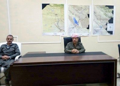 سەرۆکی هەرێمی کوردستان، سەردانی میحوەری گەرمەسێری هێزی پێشمەرگەی کوردستان دەکات.