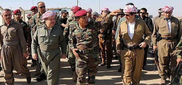 سه‌رۆك بارزانی هێزه‌كانی پێشمه‌رگه‌ی‌ له‌ به‌ره‌ی موسڵ به‌سه‌ركرده‌وه‌