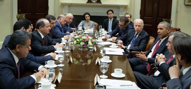  راگەیێندراوی کۆبوونەوەی ئۆباما و بارزانی: پشتیوانیی بۆ کوردو دەستووری عێراق 