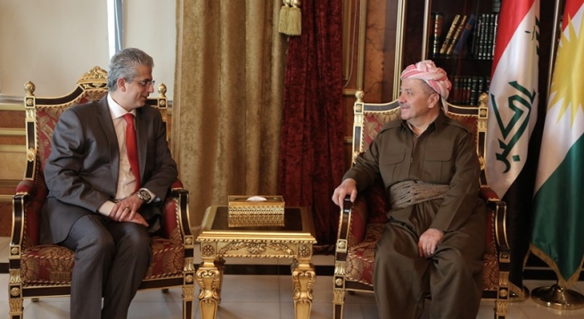 سەرۆکی هەرێمی کوردستان پێشوازیی لە کونسوڵی ئوردن لە هەولێر کرد 