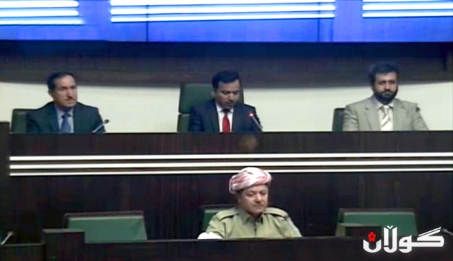 هەندێ لە وتەکانی سەرۆكی كوردستان  لە پەرلەمانی کوردستان