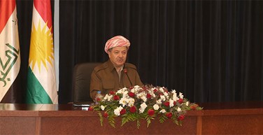 سەرۆكی هەرێمی كوردستان پێشوازی لەو پێشمەرگانە كرد كە لە كۆبانێ بۆ هەرێمی كوردستان گەڕاونەتەوە