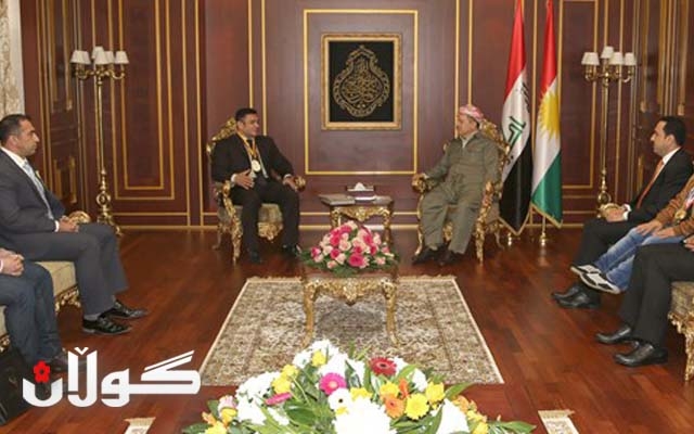 سه‌رۆكی هه‌رێم له‌گه‌ڵ پاڵه‌وانانی كوردستان كۆبۆوه‌ 