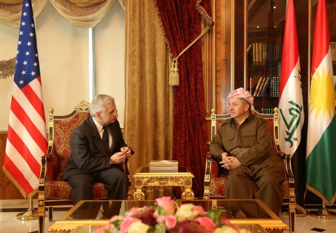 سەرۆكی هەرێمی كوردستان پێشوازی لە ئەندامی كۆمیتەی بەرگریی ئەنجوومەنی پیرانی ئەمەریكا دەكات