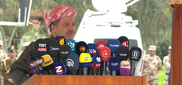 سەرۆكی هەرێمی كوردستان: جیهان شانازی بە كوڕ و كچانی پێشمەرگە دەكات 