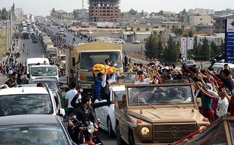  150 پێشمەرگە بۆ شوێنگرتنەوەی هێزەكەی كۆبانێ بەڕێكەوتن 