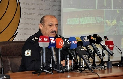  پۆلیسی هەولێر دەستگیركردنی 13 تاوانباری ڕاگەیاند 
