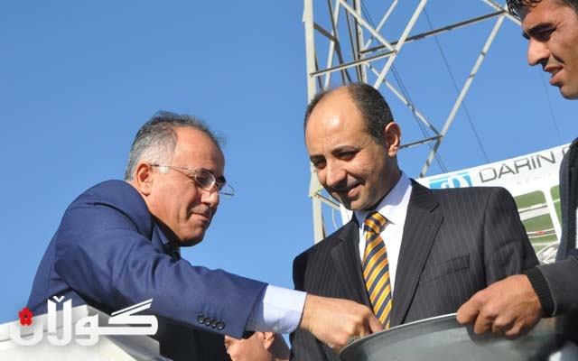 بەردی بناغەی پرۆژەی دروستكردن و فرەوانكردنی شەقامی سەرەكی دەروازەی هەولێر و موسڵ دانرا