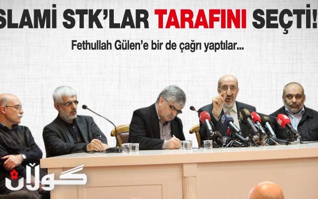  رێكخراوە ئیسلامییەكانی توركیا پشتگیری لە ئاكەپە و حكوومەتی توركیا دەكەن 