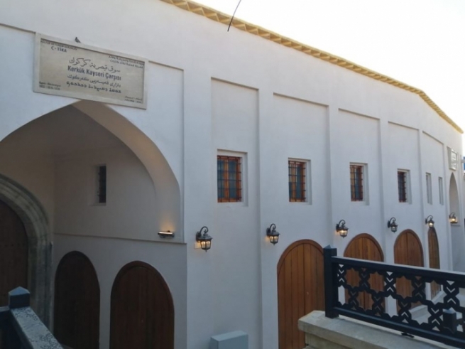 بازاڕی قەیسەریی كەركووك دوای نۆژەنكردنەوەی ڕادەستی خاوەنەكانیان كرا