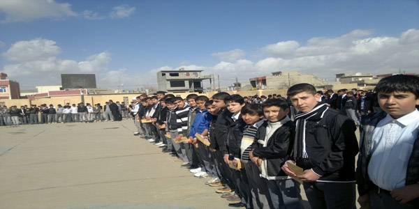 قوتابخانەیەک لە کەمپی بەحرکە بۆقوتابیانی کوردانی رۆژئاوا کرایەوە