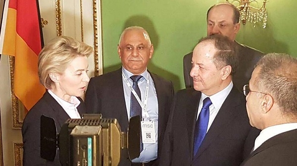  	 سەرۆکی هەرێمی کوردستان لەگەڵ وەزیری دەرەوەی ئیتاڵیا و وەزیری بەرگریی ئەڵمانیا کۆبووەوە