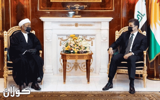 سەرۆک نێچیرڤان بارزانى، پێشوازى لە شاندێکى ڕەوتى حیکمە کرد