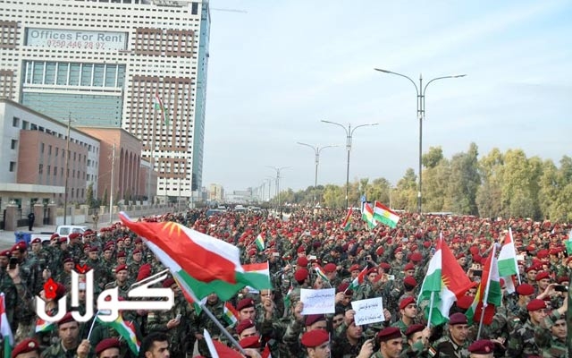  خۆپیشاندانی پێشمەرگە لە دژی لێدوانەکەی سروە عەبدولواحید دەستی پێ کرد 