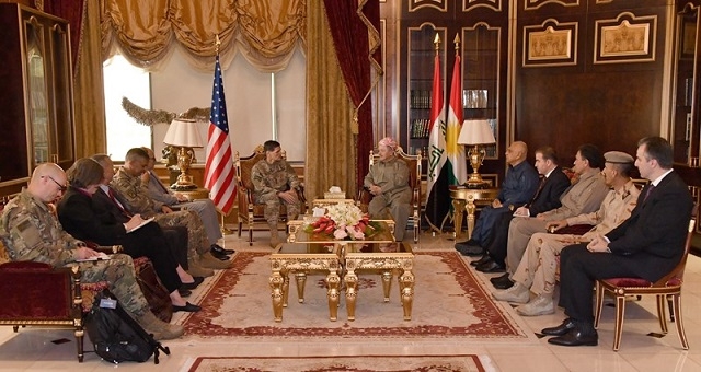  	 سەرۆک بارزانی: پڕۆسەی ڕیفراندۆم بە هیچ شێوەیەك كاریگەری لەسەر شەڕی داعش نابێت