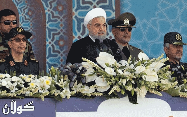 رۆحانی: ئەمریکا هەمان هەڵەی سەدام حوسێن دووبارە دەکاتەوە