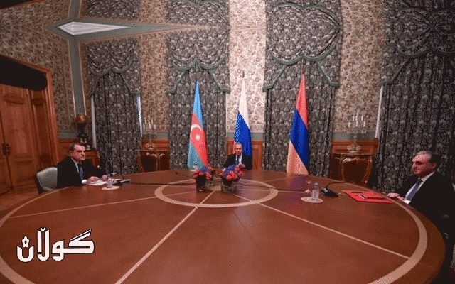  ئەرمینیا و ئازەربایجان لەسەر ئاگربەست لە قەرەباغ رێككەوتن