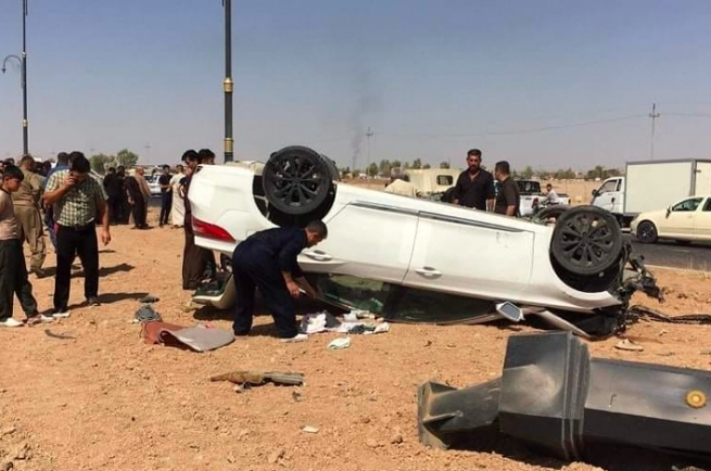 کەلار.. بەهۆی رووداوێکی هاتوچۆ شۆفێرێکی ئافرەت گیانی لەدەست دا
