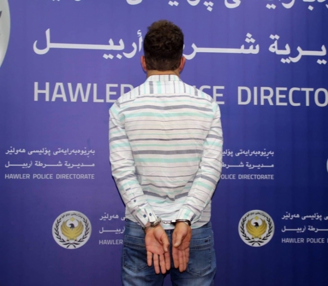 له‌ هه‌ولێر كه‌سێك به‌هۆى دزینى ماتۆرسكیل ده‌ستگیر كرا