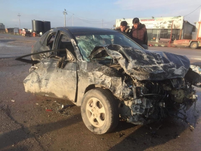 هه‌ولێر.. له‌ ڕووداوێكى هاتوچۆدا سێ كه‌س بریندار بوون