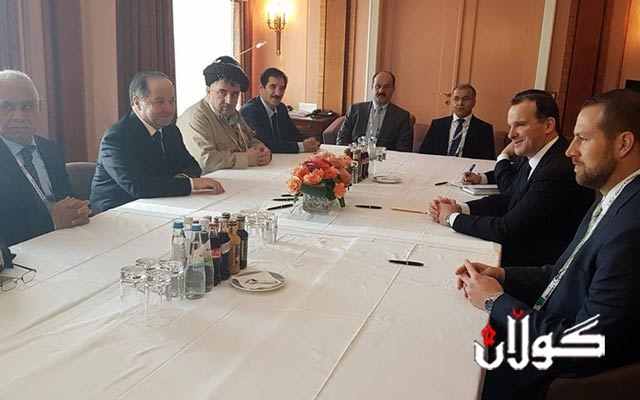 سەرۆك بارزانی شەڕی داعش لەگەڵ مەكگورك تاوتوێ دەكات