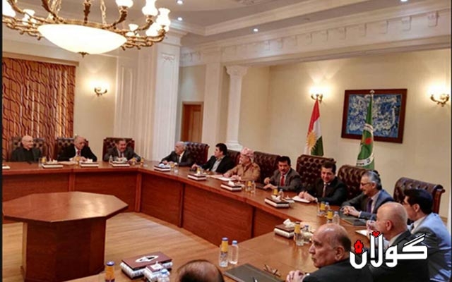 بە سەرپەرشتیی سەرۆك بارزانی کۆبوونەوەی پارتی و یەکێتی دەست پێ دەکات