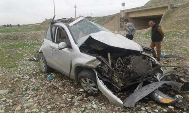 لە گەرمیان بەھۆی ڕووداوێکی ھاتوچۆ سێ کەس بوونە قوربانی