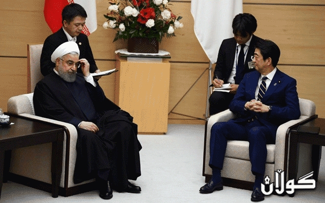 رۆحانی: ژاپۆن پێشنیارێکی نوێی بۆ شکاندنی سزا ئابوریەکانی ئەمریکا خستوەتەڕو