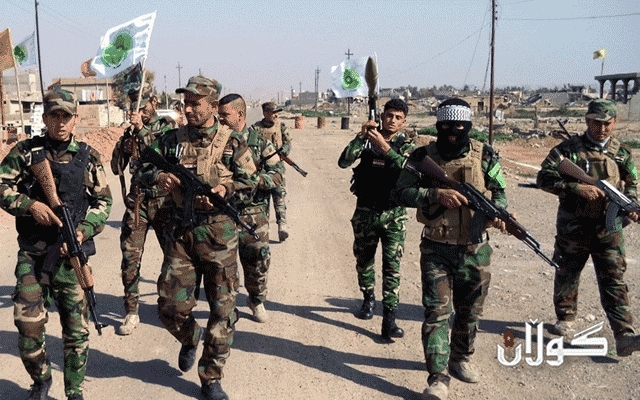  حەشدی شەعبی ئۆپەراسیۆنێکی سەربازی لە نزیک خورماتوو ئەنجام دەدات 