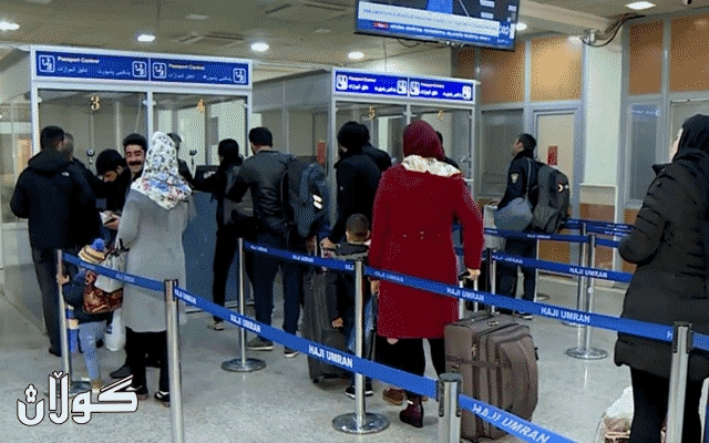 زیاتر لە ھەزار گەشتیار لە رێگەی دەروازەی حاجی ئۆمەران گەڕاونەتەوە ھەرێمی كوردستان 