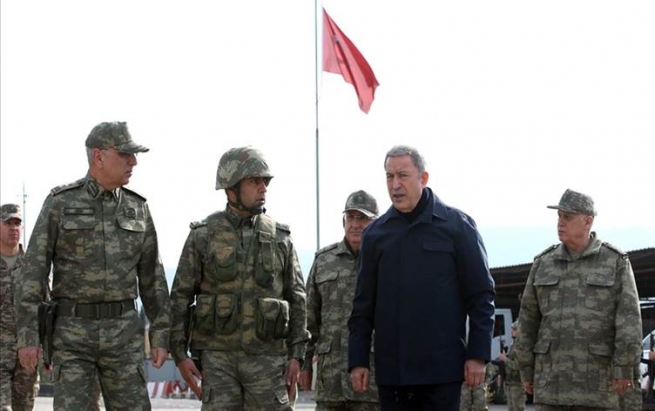 وەزیری بەرگریی تورکیا: 76 سەربازی رژێمی سووریامان کوشت