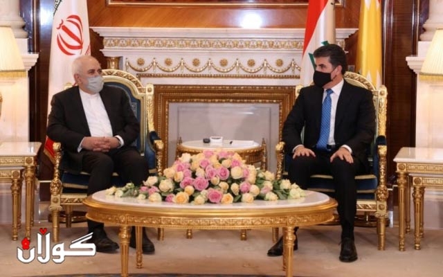 سەرۆکی هەرێمی کوردستان پێشوازیی لە وەزیری دەرەوەی ئێران کرد