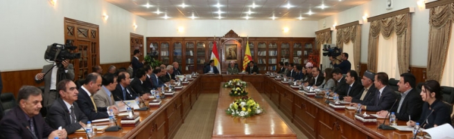 بەسەرپەرشتی سەرۆك بارزانی كۆبوونەوەی فراوانی ئەنجومەنی سەركردایەتی پارتی دیموكراتی كوردستان ئەنجام درا