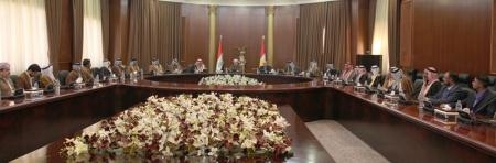 سه‌رۆكى هه‌رێمی كوردستان پێشوازی له‌ شاندێكى عه‌شایه‌رى عه‌ره‌بى عێراق ده‌كات