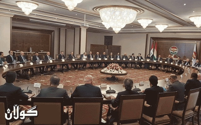  کۆبوونەوەی هەرسێ سەرۆکایەتییەکەی هەرێمی کوردستان لەگەڵ بەرپرسانی باڵای لایەنە سیاسییەکانی هەرێمی کوردستان دەستی پێکرد.