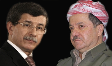 وه‌زیری ده‌ره‌وه‌ی توركیا پرسه و سه‌رخۆشیی خۆی ئاراسته‌ی بارزانی کرد