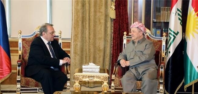 سەرۆك بارزانی پێشوازی لە نوێنەری تایبەتی سەرۆكی ڕووسیا بۆ كاروباری ڕۆژهەڵاتی ناوەڕاست و ئەفریقا دەكات