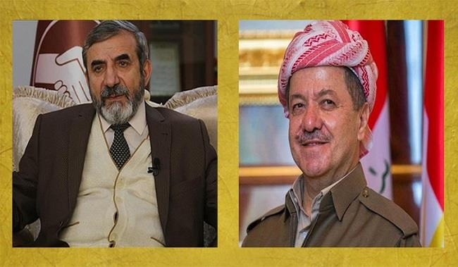 سەرۆك بارزانی پیرۆزبایی لە ئەمینداری گشتیی یەكگرتووی ئیسلامیی كوردستان دەكات