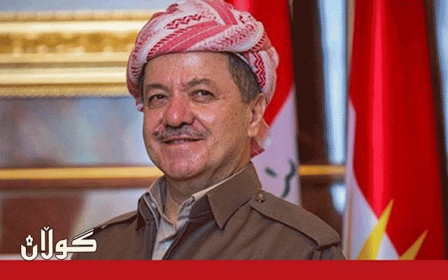 سەرۆک بارزانی پیرۆزبایی لە گۆڤاری گوڵان دەکات