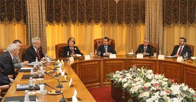 سەرۆکی حکومەتی هەرێمی کوردستان پێشوازی لە ئەنجومەنی بازرگانی عێراقی بەریتانی دەکات