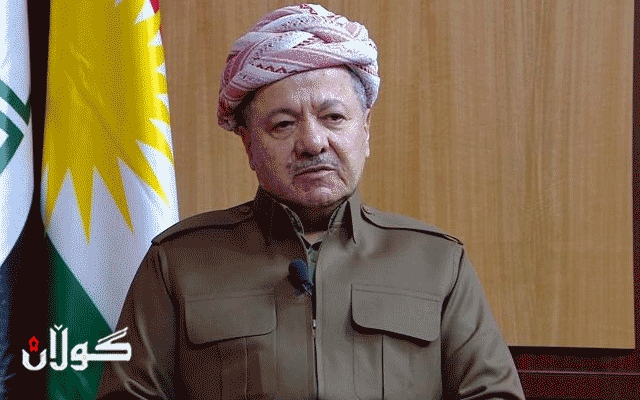 سەرۆک بارزانی سەرەخۆشیی لە سەڵاح بەدرەدین دەکات