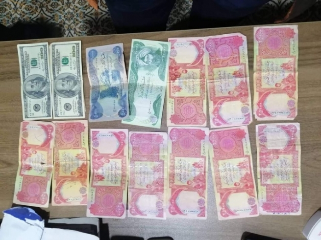 گەرمیان.. پێنج هاووڵاتی بە دراوی ساختەوە دەستگیر كران