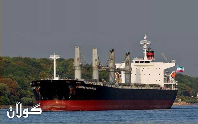  کەشتییە سەرگەردانە ئێرانییەکە بەرەو سووریا بەڕێ دەکەوێ 