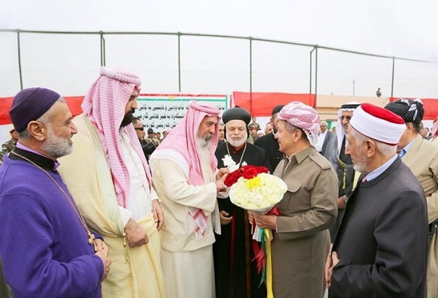  سەرۆك بارزانی جەژنی لەدایكبوونی حەزرەتی مەسیح پیرۆز دەكات