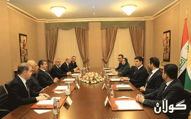 سێ سەرۆکایەتییەکەی هەرێمی کوردستان لە کۆبوونەوەدان