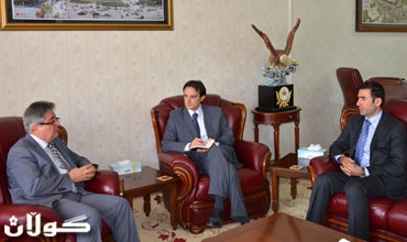 به‌مه‌به‌ستى سوود وه‌رگرتن له‌ بزنسمان و كۆمپانیاكانى ئیتالیا، وه‌زیرى شاره‌وانى له‌گه‌ڵ كونسولى ئیتالیا كۆبۆه‌وه‌