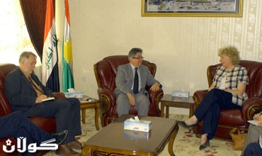 بۆ چاره‌سه‌ركردنى زبڵ و خاشاك و ئاوه‌رۆى قورس، وه‌زیرى شاره‌وانى له‌گه‌ڵ شاندێكى به‌ریتانى كۆبۆه‌وه‌