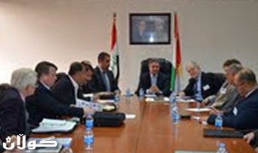 بۆ بایه‌خدان به‌ پرۆژه‌ خزمه‌تگوزارییه‌كان، وه‌زیری شاره‌وانی له‌گه‌ل شاندێكی كۆمپانیاكانی به‌ریتانیا كۆبۆه‌وه‌