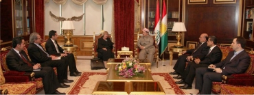 سەرۆكی ھەرێمی كوردستان پێشوازی لە وەزیری پێشووی دادی ویلایەتی نیدەرزاكسنی ئەڵمانیا و سەرۆكی سەنتەری ( ETTC ) دەكات