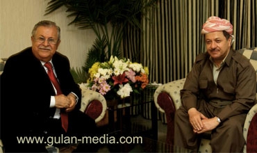 تاڵه‌بانی گه‌یشته‌ هه‌ولێرو له‌لایه‌ن بارزانی پێشوازی لێكرا